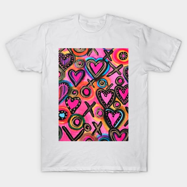 HUGS & KISSES T-Shirt by LoveArt4You